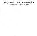 Portada de Arquitectura caribeña