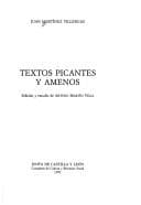 Portada de Textos picantes y amenos
