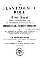 Portada de The Plantagenet roll of the blood royal