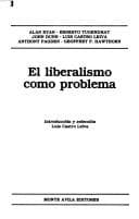 Portada de El liberalismo como problema