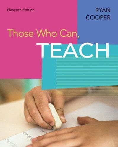 Portada de Those Who Can Teach