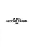 Portada de La nueva constitución venezolana, 1961