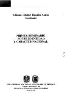 Portada de Primer Seminario sobre Identidad y Carácter Nacional