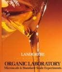 Portada de Theory and practice in the organic laboratory