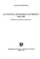 Portada de La política económica en México, 1982-1988