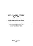 Portada de San Juan de Pasto, siglo XVI