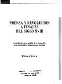 Portada de Prensa y revolución a finales del siglo XVIII