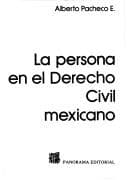 Portada de La persona en el derecho civil mexicano