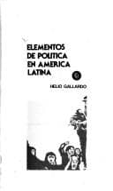 Portada de Elementos de política en América Latina