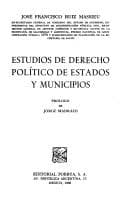 Portada de Estudios de derecho político de estados y municipios