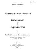 Portada de Sociedades comerciales--disolución y liquidación