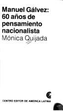 Portada de Manuel Gálvez, 60 años de pensamiento nacionalista