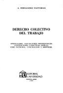 Portada de Derecho colectivo del trabajo