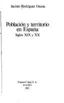 Portada de Población y territorio en España