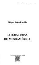 Portada de Literaturas de Mesoamérica