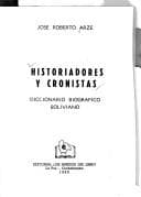 Portada de Historiadores y cronistas