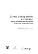 Portada de El indio, entre el bárbaro y el cristiano