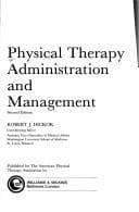 Portada de Physical therapy administration and management
