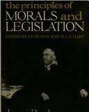Portada de An introduction to the principles of morals and legislation