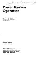 Portada de Power system operation