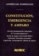 Portada de Constitución, emergencia y amparo