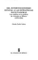 Portada de Del intervencionismo estatal a las estrategias facilitadoras