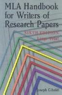 Portada de MLA handbook for writers of research papers