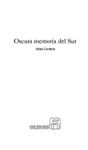 Portada de Oscura memoria del sur