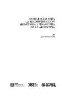 Portada de Estrategias para la reconstrucción monetaria y financiera de la Argentina