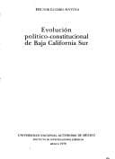 Portada de Evolución político-constitucional de Baja California Sur