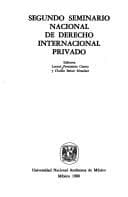 Portada de Segundo Seminario Nacional de Derecho Internacional Privado