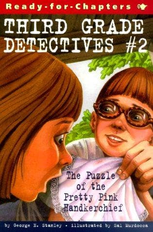 Portada de The puzzle of the pretty pink handkerchief