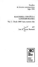 Portada de Masonería española contemporánea