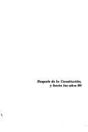 Portada de Después de la Constitución y hacia los años 80