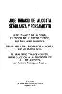Portada de José Ignacio de Alcorta, semblanza y pensamiento.