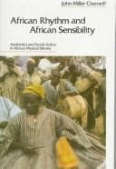 Portada de African rhythm and African sensibility