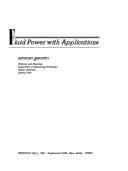 Portada de Fluid power with applications
