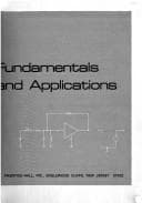 Portada de Circuit theory fundamentals and applications