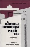 Portada de desarrollo constitucional de Puerto Rico
