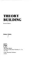 Portada de Theory building