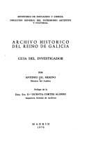 Portada de Archivo Histórico del Reino de Galicia