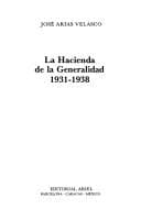 Portada de La Hacienda de la Generalidad, 1931-1938