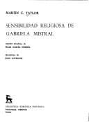Portada de Sensibilidad religiosa de Gabriela Mistral