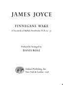 Portada de Finnegans wake