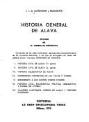 Portada de Historia civil de Alava