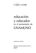 Portada de Educación y educador en el pensamiento de Unamuno