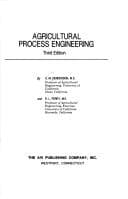 Portada de Agricultural process engineering