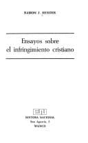 Portada de Ensayos sobre el infringimiento cristiano