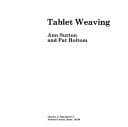 Portada de Tablet weaving