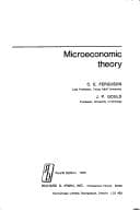 Portada de Microeconomic theory